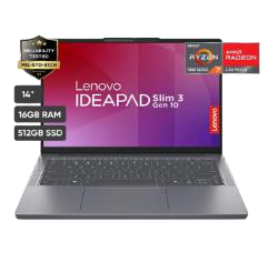 Laptop Lenovo IdeaPad Slim 3 14ARP10 AMD Ryzen 7 7735HS 16GB RAM 512GB SSD 14" OLED