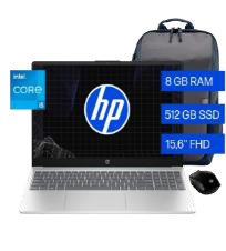 Laptop HP 15-FD0253LA Intel Core i5-1334U 8GB RAM 512GB SSD 15.6"