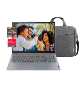 Laptop Lenovo IdeaPad Slim 3 15AMN8 AMD Ryzen 5 7520U 16GB RAM 512GB SSD 15.6" + maletín